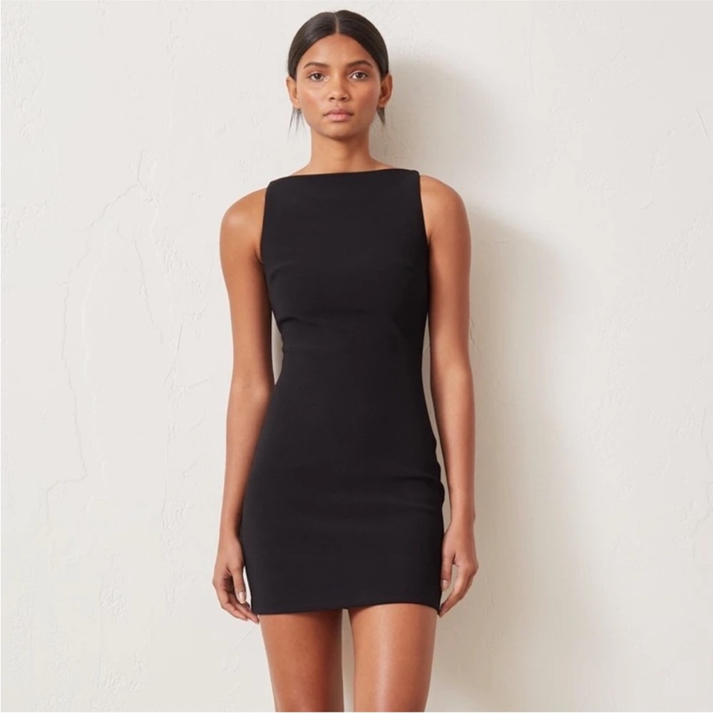 NWOT Bec & Bridge Clover Black Sleeveless Mini Dress